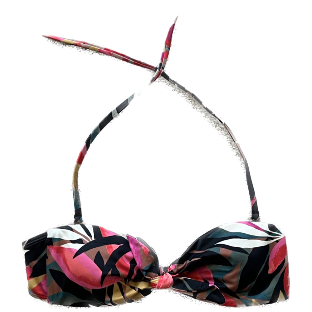 BILLABONG strapless bikini top removable straps Size S